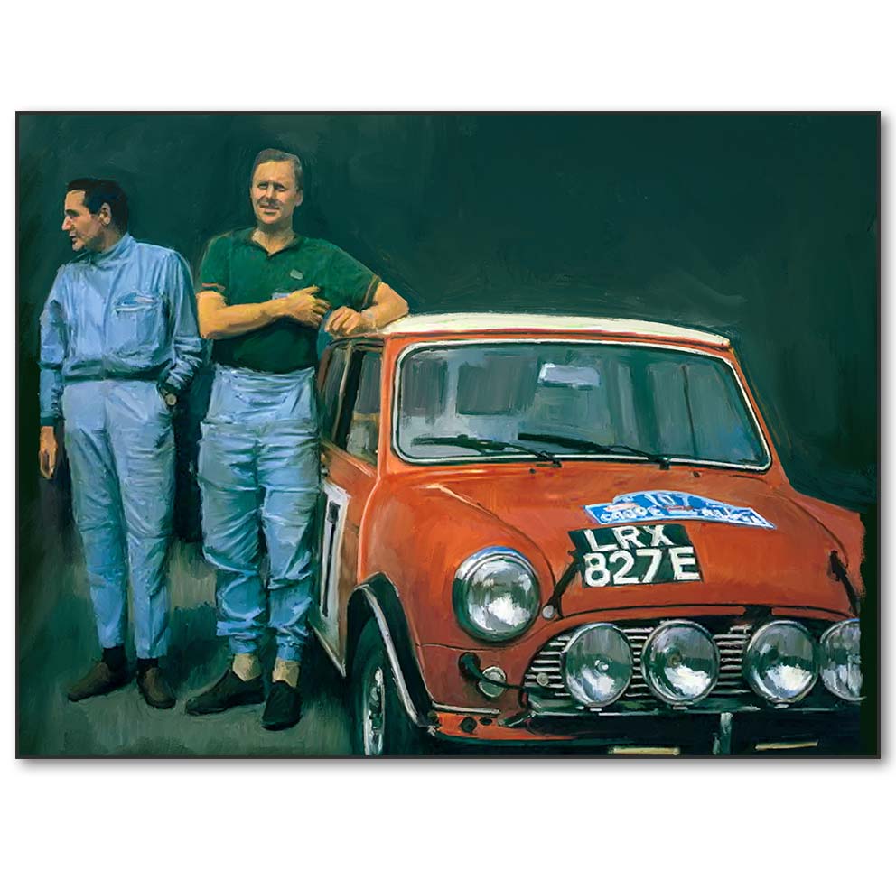 Mini-Cooper-Coupe-des-Alpes-1967-Paddy-Hopkirk-illustration