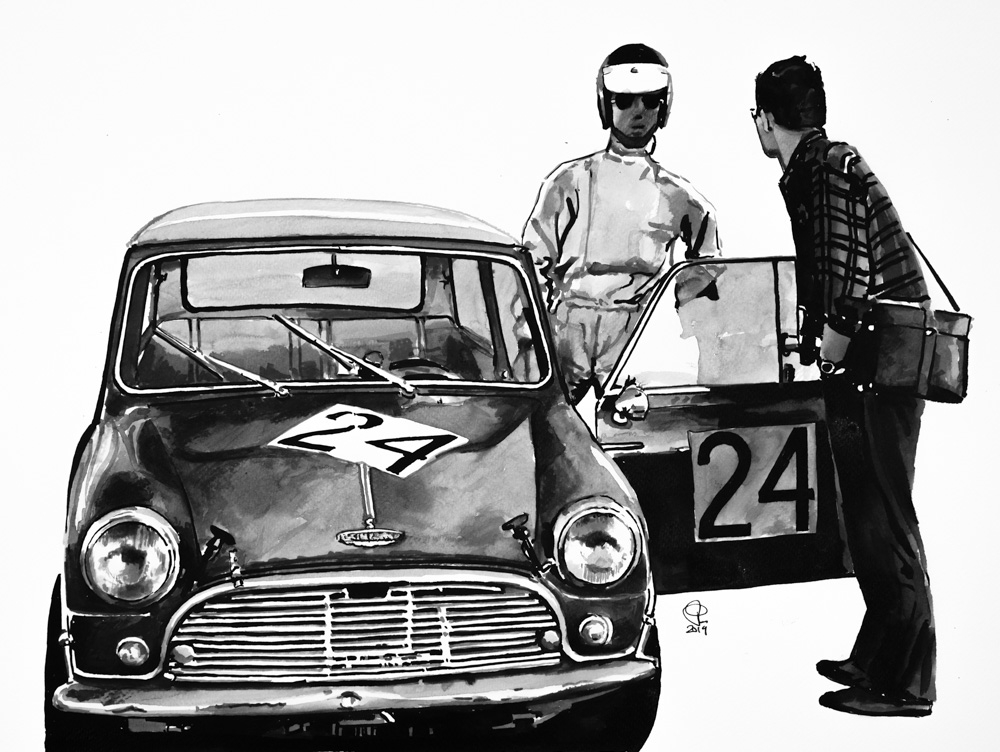 austin_20mini_20cooper_20s_20en_20autriche_20philippe_20lepape_20aquarelle_201000_20pixels_201_20-1